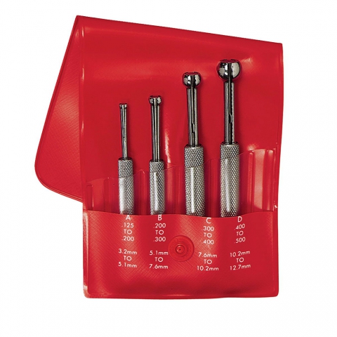 Small Hole Gage Set, 4-Piece, Starrett