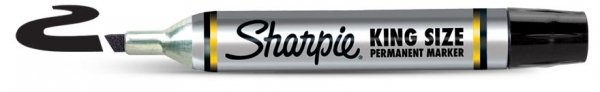 Sharpie King Size Permanent Marker, Black