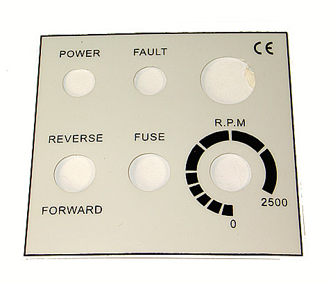 Label, Control Panel, HiTorque Mini Lathe