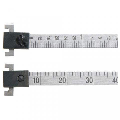 Steel Rule, Hook 12" (32nds/ 0.5 mm), PEC
