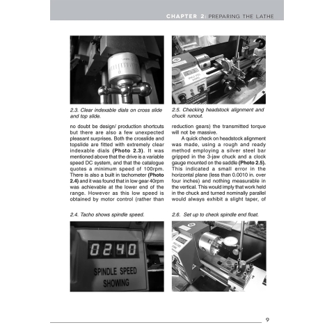 Mini-Lathe for Home Machinists - page example