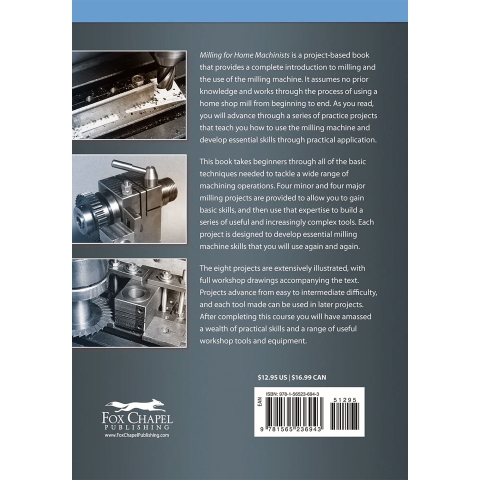 Milling for Home Machinists - back cover