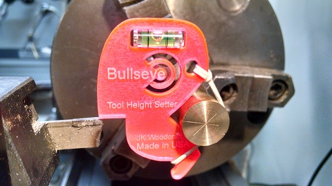 Bullseye™  Lathe Tool Height Setter.