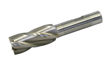 4mm Diameter 7/16" LOC 2 Flute Single End HSS End Mill Toolmex #5-302-004