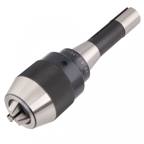 R8 SHANK TO 5/8"-16 THREADED DRILL CHUCK ARBOR ADAPTER SUPERIOR QUALITY STEEL 