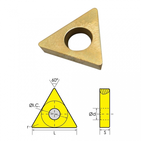 TDEX-21.5 Carbide Insert Drawing TDEX-21.5 Carbide Insert Drawing