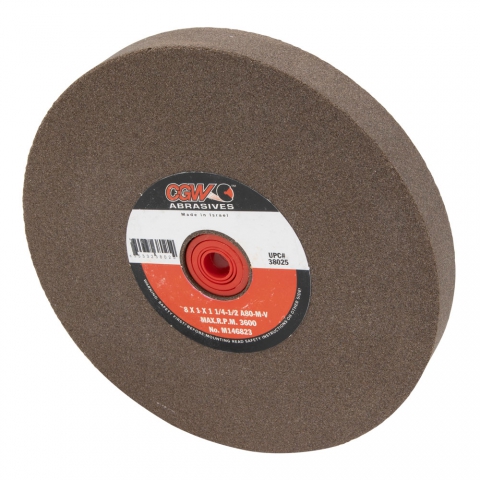 Grinding Wheel, 8" x 1" 80 Grit Aluminum Oxide