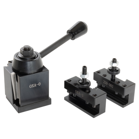 Quick Change Tool Post Set, 0XA, Economy 6474 - LittleMachineShop.com