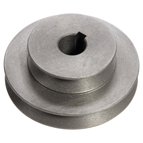 Double belt pulley - alternate view