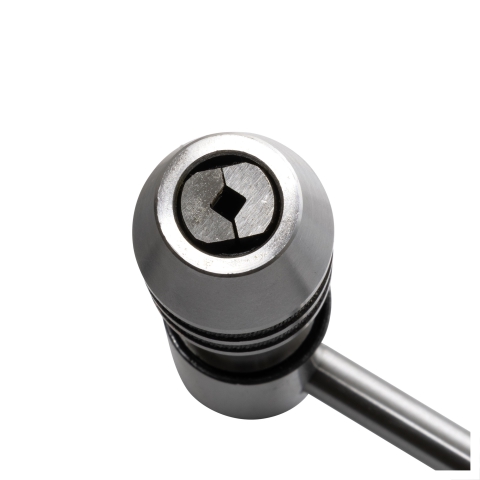 T-Handle Tap Wrench for 1/16 to 1/2 inch Taps - end view