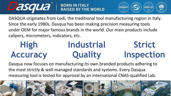 Dasqua precision measurement tools from LittleMachineShop.com