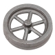 Flywheel, 3" Diameter, 6 Straight Spokes