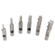 End Mill Set, 6 Piece 4 Flute, HSS, Metric