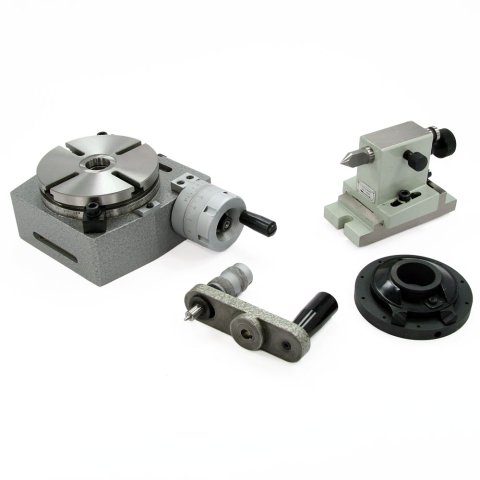 Rotary Table, 4" with Tailstock & Dividing Plate Rotary Table, 4" with Tailstock & Dividing Plate