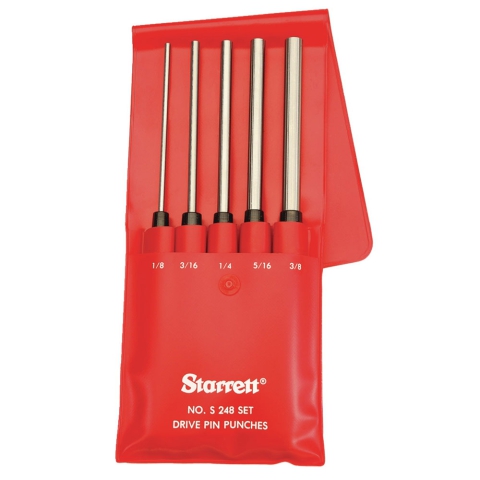 Drive Pin Punches, Extra Long, Starrett Drive Pin Punches, Extra Long, Starrett