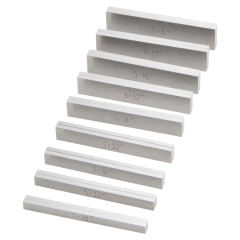 Thin Parallels, 1.5" Long, 9 Pairs Thin Parallels, 1.5" Long, 9 Pairs