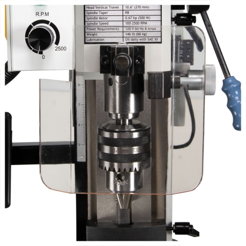 Y-Axis DRO Installed - Deluxe HiTorque Solid Column Mini Mill Y-Axis DRO Installed - Deluxe HiTorque Solid Column Mini Mill