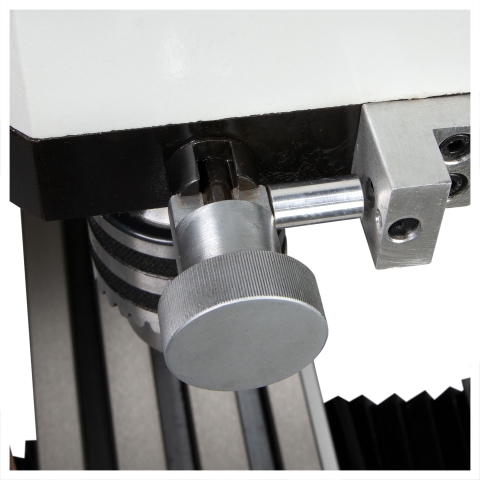 Anodized aluminum hand wheels - Deluxe HiTorque Solid Column Mini Mill Anodized aluminum hand wheels - Deluxe HiTorque Solid Column Mini Mill