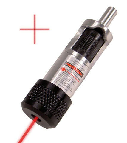 Edge and Center Finder, Laser 3/8" Shank Crosshair Edge and Center Finder, Laser 3/8" Shank Crosshair