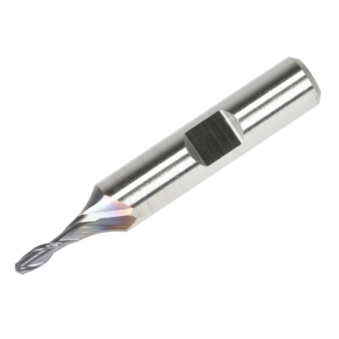 End Mill, 1/8" 2 Flute, M42 Cobalt TiCN Coated End Mill, 1/8" 2 Flute, M42 Cobalt TiCN Coated