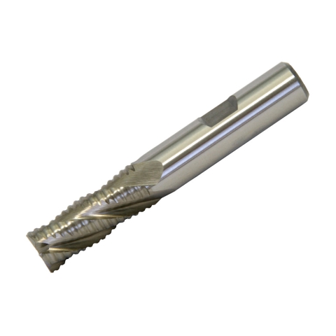 End Mill, 1/2" 4 Flute Roughing, M42 Cobalt End Mill, 1/2" 4 Flute Roughing, M42 Cobalt