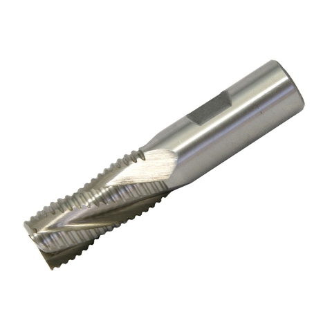 End Mill, 3/4" 4 Flute Roughing, M42 Cobalt End Mill, 3/4" 4 Flute Roughing, M42 Cobalt